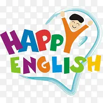 快乐英语艺术字体-空若网 快乐英语艺术字体-空若网