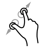 二手指规模gestureworks图标-空若网 二手指规模gestureworks图标-空若网