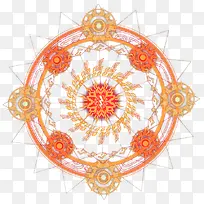 橙色简约圆圈不规则图形-空若网 橙色简约圆圈不规则图形-空若网