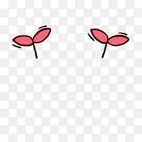 头上长草红色卡通草-空若网 头上长草红色卡通草-空若网