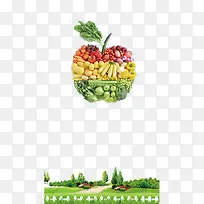 水果海报装饰图案-空若网 水果海报装饰图案-空若网