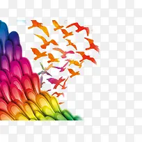 彩色鸟 羽毛-空若网 彩色鸟 羽毛-空若网