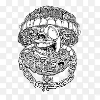 �ڰײ廭��ţ-������