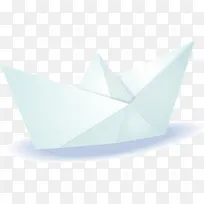 白色折纸小船-空若网 白色折纸小船-空若网