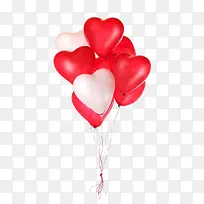 红色爱心气球-空若网 红色爱心气球-空若网