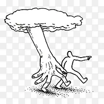 插画风格上帝之手7-空若网 插画风格上帝之手7-空若网