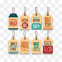 矢量多彩销售标签-空若网 矢量多彩销售标签-空若网