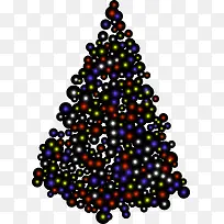 多彩闪耀圣诞树-空若网 多彩闪耀圣诞树-空若网