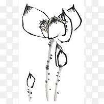 精美中国树枝画画黑白-空若网 精美中国树枝画画黑白-空若网
