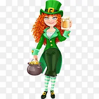 举杯庆祝的女孩-空若网 举杯庆祝的女孩-空若网