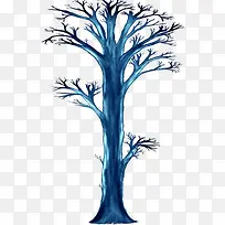 手绘大树-空若网 手绘大树-空若网