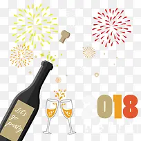 矢量艺术烟花酒水-空若网 矢量艺术烟花酒水-空若网