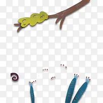 ���Ҷ�ӱ߿򱳾�װ��ͼ��-������