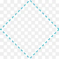 小清新蓝色边框-空若网 小清新蓝色边框-空若网