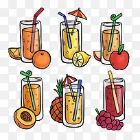 手绘果汁-空若网 手绘果汁-空若网