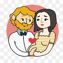 矢量怀孕妈妈-空若网 矢量怀孕妈妈-空若网