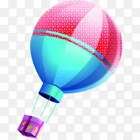 圆形卡通可爱热气球-空若网 圆形卡通可爱热气球-空若网