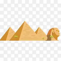 卡通立体埃及金字塔-空若网 卡通立体埃及金字塔-空若网