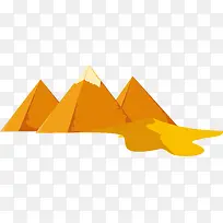 卡通金字塔矢量-空若网 卡通金字塔矢量-空若网
