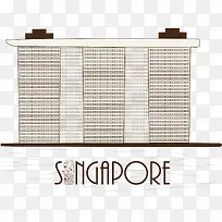 手绘世界著名建筑矢量素材,-空若网 手绘世界著名建筑矢量素材,-空若网