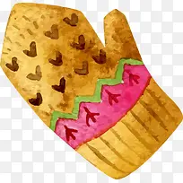 矢量圣诞节卡通棉手套-空若网 矢量圣诞节卡通棉手套-空若网