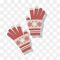 雪花图案的手套-空若网 雪花图案的手套-空若网