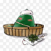 手绘可爱食物插图端午节插画-空若网 手绘可爱食物插图端午节插画-空若网