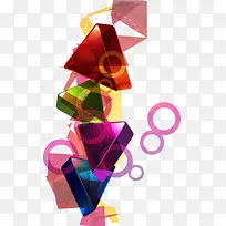漂浮的立体三角形-空若网 漂浮的立体三角形-空若网