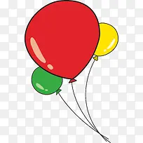手绘气球-空若网 手绘气球-空若网