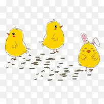 开心的小鸡设计海报-空若网 开心的小鸡设计海报-空若网
