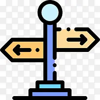 方向路标设计图标-空若网 方向路标设计图标-空若网
