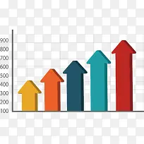 矢量PPT设计箭头形数据图表-空若网 矢量PPT设计箭头形数据图表-空若网