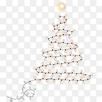 圣诞节彩灯圣诞树-空若网 圣诞节彩灯圣诞树-空若网