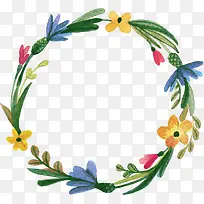 手绘花环-空若网 手绘花环-空若网