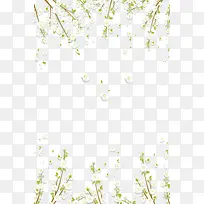 春天树叶纹理边框-空若网 春天树叶纹理边框-空若网