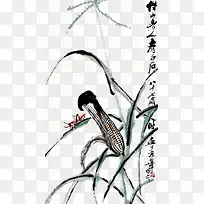 齐白石玉米昆虫-空若网 齐白石玉米昆虫-空若网