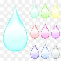 彩色水滴-空若网 彩色水滴-空若网