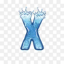 水花溅落字母x-空若网 水花溅落字母x-空若网