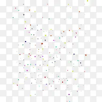 手绘多彩彩带纸屑-空若网 手绘多彩彩带纸屑-空若网