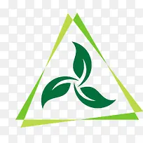 绿色三角形环保标志-空若网 绿色三角形环保标志-空若网
