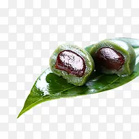 清明节青色青团艾草-空若网 清明节青色青团艾草-空若网