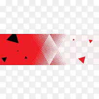 红色海报背景漂浮三角形-空若网 红色海报背景漂浮三角形-空若网