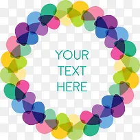 圆形彩绘促销标签-空若网 圆形彩绘促销标签-空若网