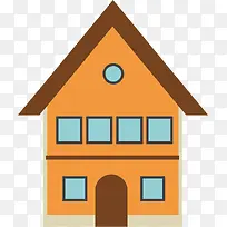 房子 三角房顶 扁平化-空若网 房子 三角房顶 扁平化-空若网