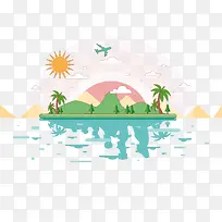 多彩美丽春季小岛-空若网 多彩美丽春季小岛-空若网