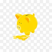 金色小猪图案-空若网 金色小猪图案-空若网