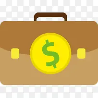 矢量手绘金钱提包-空若网 矢量手绘金钱提包-空若网