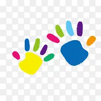 多彩手掌印-空若网 多彩手掌印-空若网