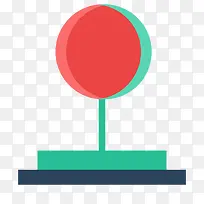 彩色扁平化游戏机元素-空若网 彩色扁平化游戏机元素-空若网