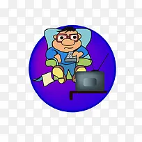 紫色看电视标签展板-空若网 紫色看电视标签展板-空若网